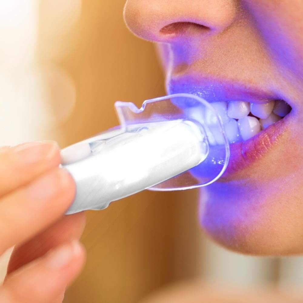 Expertwhite Teeth Whitening Accelerator Light, 5X More Powerful Blue LED Light, Whiten Teeth Faster with Teeth Whitener Pen or Strips. Replacement LED Light for Teeth Whitening Kit.