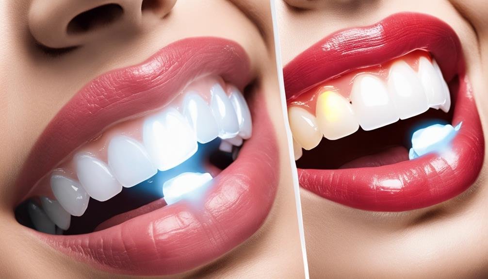 quick whitening with light