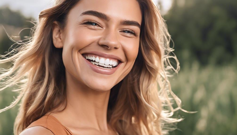 radiant smile with natural products