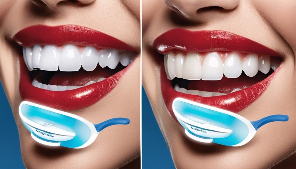 teeth whitening with colgate
